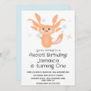 Suche nach axolotl geburtstag einladungen Niedlich