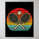 Suche nach tennis racket poster Vintag