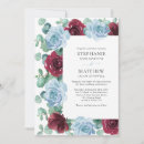Suche nach botanical wedding einladungen Staubblau