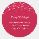 Suche nach weihnachtsadresse aufkleber Rund