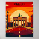Suche nach berlin reise poster Brandenburger tor