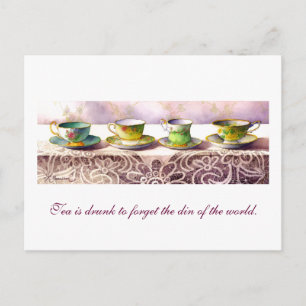 0001 Reihe Teacups T'ien Yiheng Postkarte