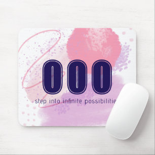 000 Engel Zahlen Rosa Limitless Geist High Vibes Mousepad