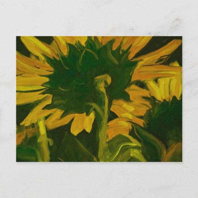 0010-hinter der Sonnenblume Postkarte (Vorderseite)