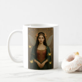 001_A fairy princess in teal green and crimson. Kaffeetasse