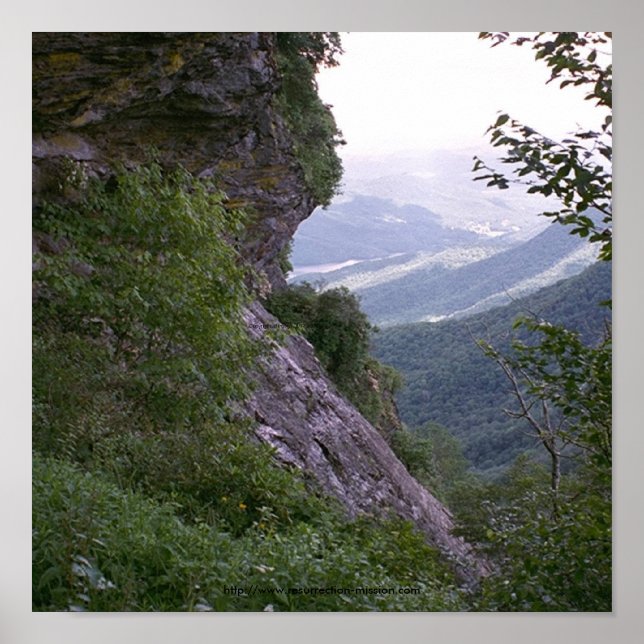 002 Poster~Blue Ridge Mountains, N.C. Poster (Vorne)