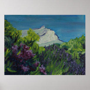 0035-la Ste Victoire im Sommer Poster