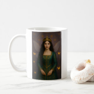 003_A fairy princess in emerald green. Kaffeetasse