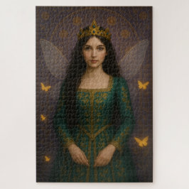 003_A fairy princess in emerald green. Puzzle