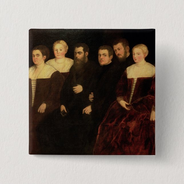 00409 sieben Mitglieder der Soranzo Familie Button (Vorderseite)