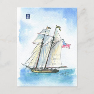 (004) Stolz des Baltimore US Tall Ship Postkarte