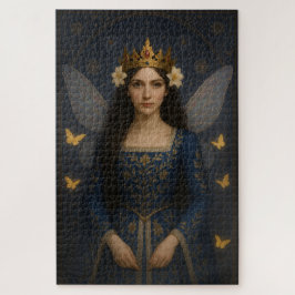 006_A fairy princess in royal blue. Puzzle