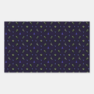 006 Fläche Rechteckiger Aufkleber