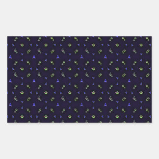 006 Fläche Rechteckiger Aufkleber