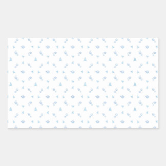 006 Fläche Rechteckiger Aufkleber