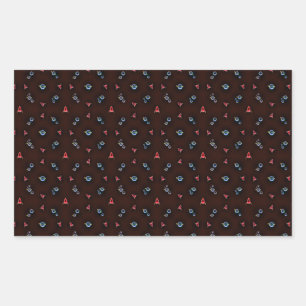 006 Fläche Rechteckiger Aufkleber