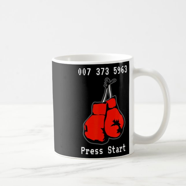 007 373 5963 The Dream Fight Video Game Code Boxin Kaffeetasse (Rechts)