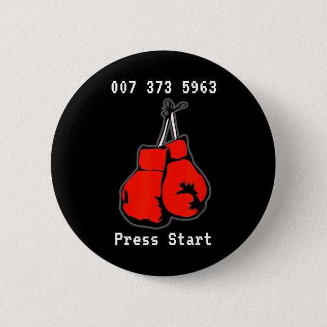 007 373 5963 The Dream Fight Videospiel-Code Boxin Button (Vorderseite)
