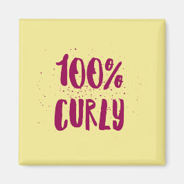 !00% Curly - für Curly Girls Magnet