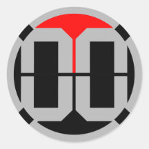 00 LvL 1,5 Zoll Aufkleber