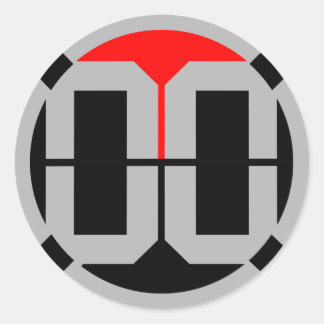 00 LvL 1,5 Zoll Aufkleber