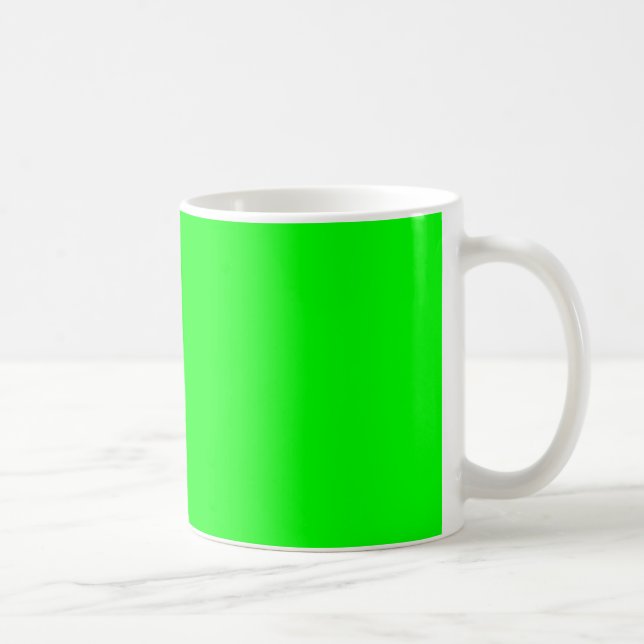 00FF00 Kalkgrün Kaffeetasse (Rechts)