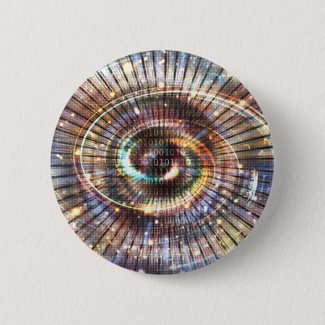 01001010100101101 - Knopf Button (Vorderseite)