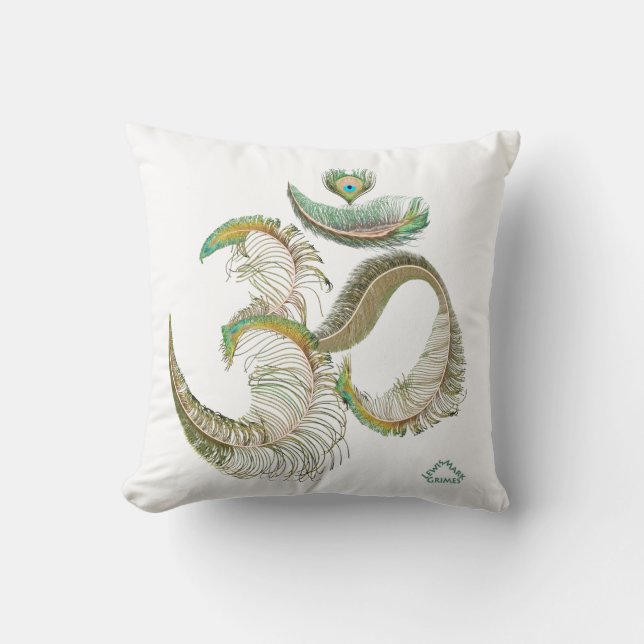 0101 Om 3, Throw Pillow 20"x20" Kissen (Vorderseite)