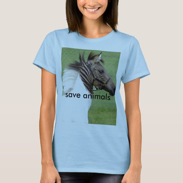 0102090491100, retten Tiere T-Shirt (Vorderseite)