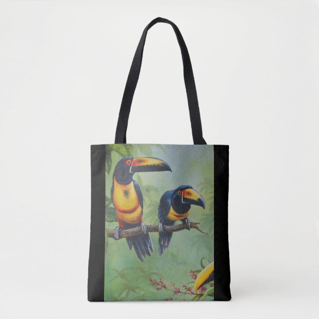 0108 - Tropical Bird Tote Bag (Vorderseite)