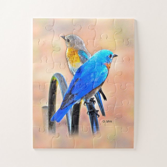 010 Kinder des Drossel-Liebe-Puzzlespiel-11x14 Puzzle (Vertikal)