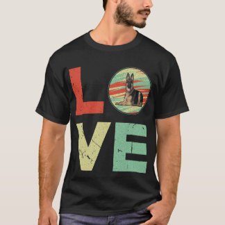 012 Deutsche Schäferhund-Liebe T-Shirt