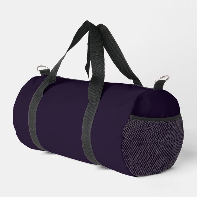 #012 Schwarze Rock Color Collection Duffle Bag (Rechte Ecke)