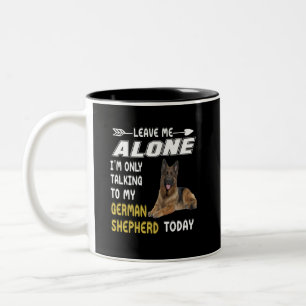 013 Verlass mir allein, ich spreche nur mit meinen Zweifarbige Tasse