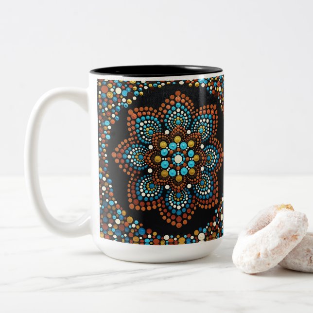 0140 - Tasse Mandala (Mit Donut)