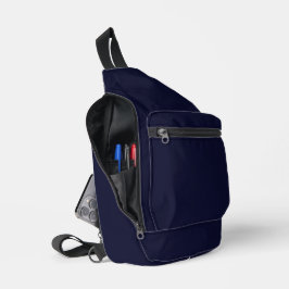 #014 Dark Navy Color Collection Crossbody Bag