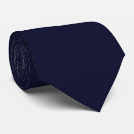 #014 Dark Navy Color Collection Krawatte