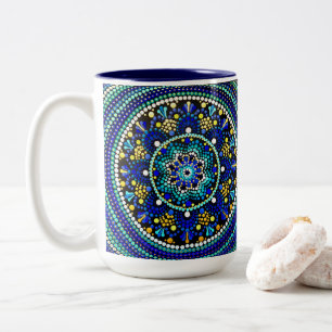 0158 - Tasse Ble Talavera Mandala