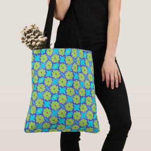 0167 - Grüne Blume - Tote Beutel