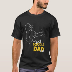 01 Herren Bester Pudel-Vater Aller Zeiten Hund Pud T-Shirt