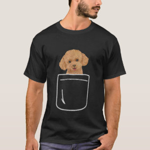 01 Hund Pudel In Deiner Tasche Pudel Welpe Hundebe T-Shirt