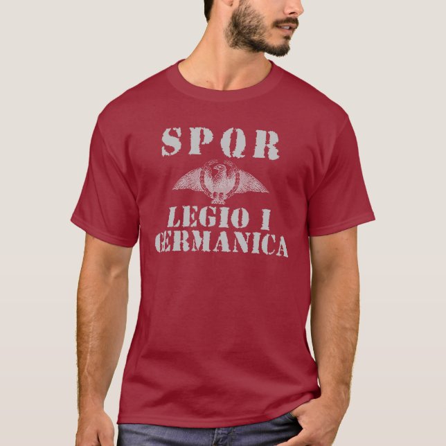 01 Julius Cäsars 1. Germanica Legion - Rom T-Shirt (Vorderseite)