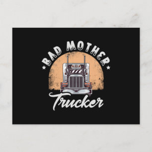 01.Lastkraftwagen für einen Lastwagenfahrer Einladungspostkarte