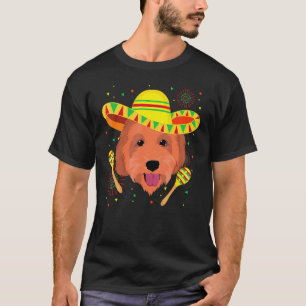 01 Mexikanischer Pudel Hund Cinco De Mayo Mexiko T-Shirt