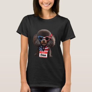 01 Miniatur-Pudel-Hund Chloe Männer Frauen Kinder T-Shirt