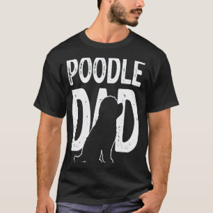 01 Pudel Hund Süßer Welpe Vater T-Shirt