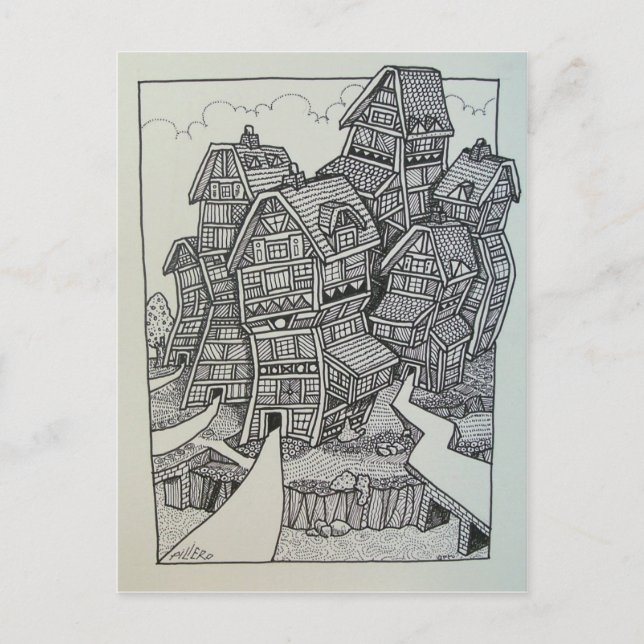 01 Tinte 4 von Piliero Postkarte (Vorderseite)