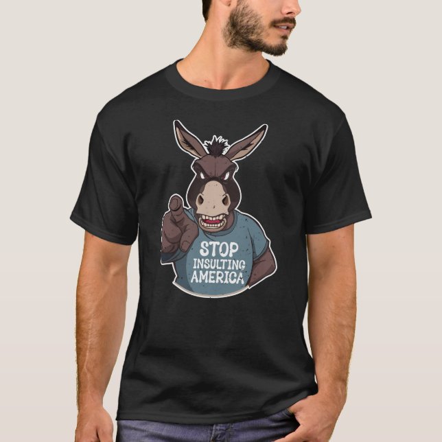 01 WÜTENDER ESEL T-Shirt (Vorderseite)