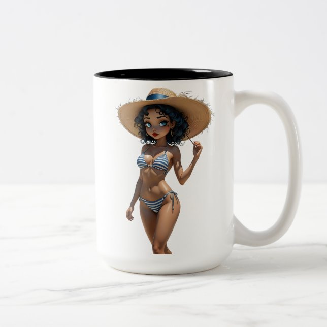 01A Dollz von: Svace - Serie 01 Zweifarbige Tasse (Rechts)