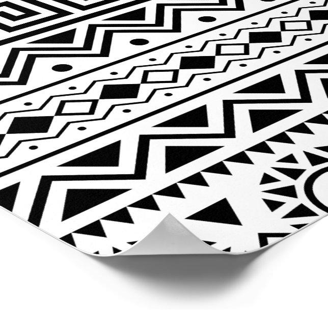 02012020 Ethnisches Muster-01 Poster (Ecke)